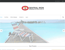 Tablet Screenshot of centraliron.com